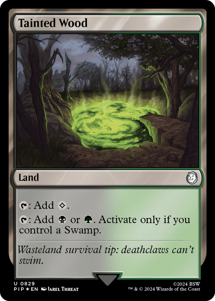 Tainted Wood (Surge Foil) [Fallout] | Tabernacle Games