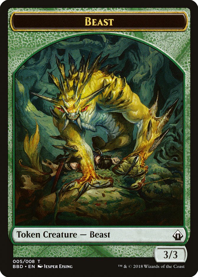 Beast Token [Battlebond Tokens] | Tabernacle Games