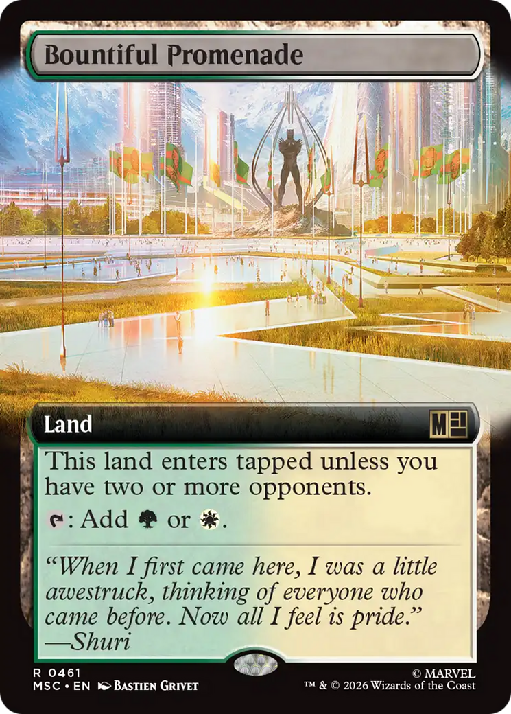 Bountiful Promenade (Extended Art) [Marvel Super Heroes Commander] | Tabernacle Games