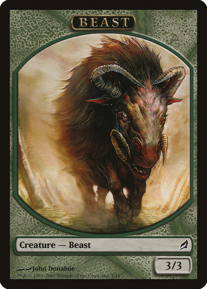 Beast Token [Lorwyn Tokens] | Tabernacle Games