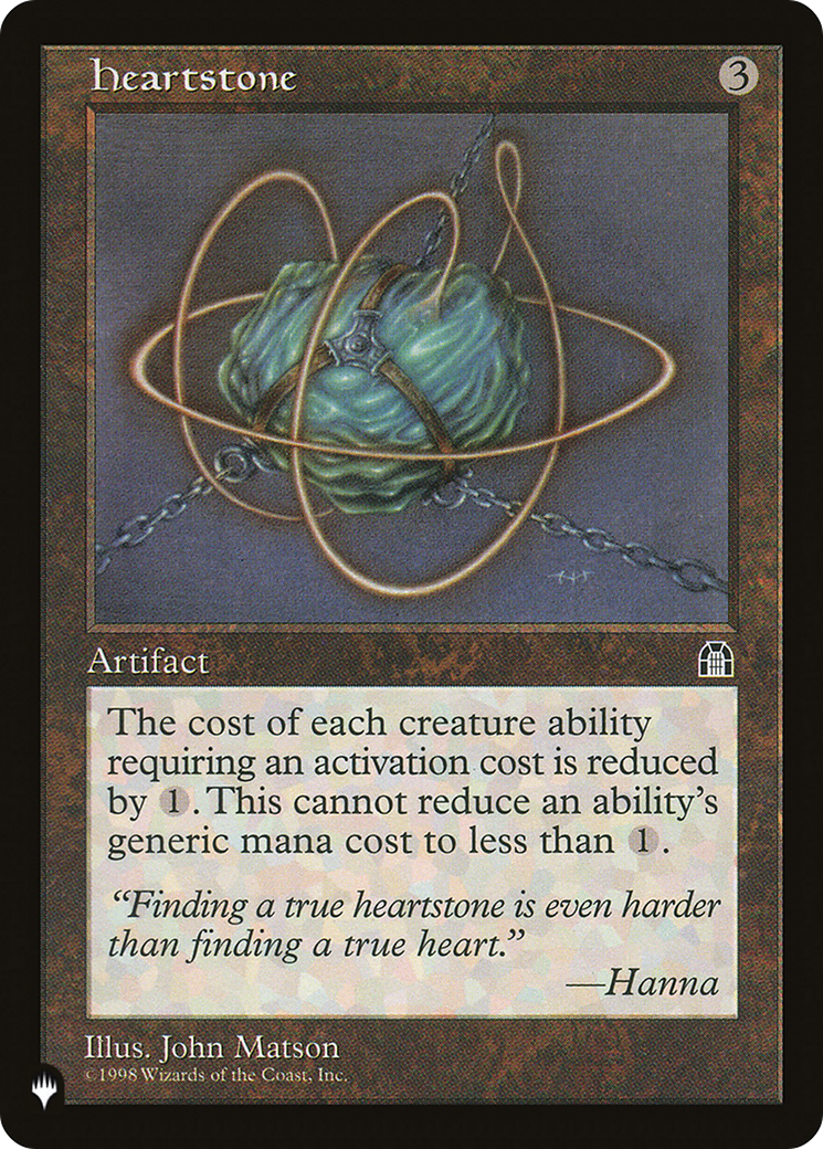 Heartstone [The List] | Tabernacle Games