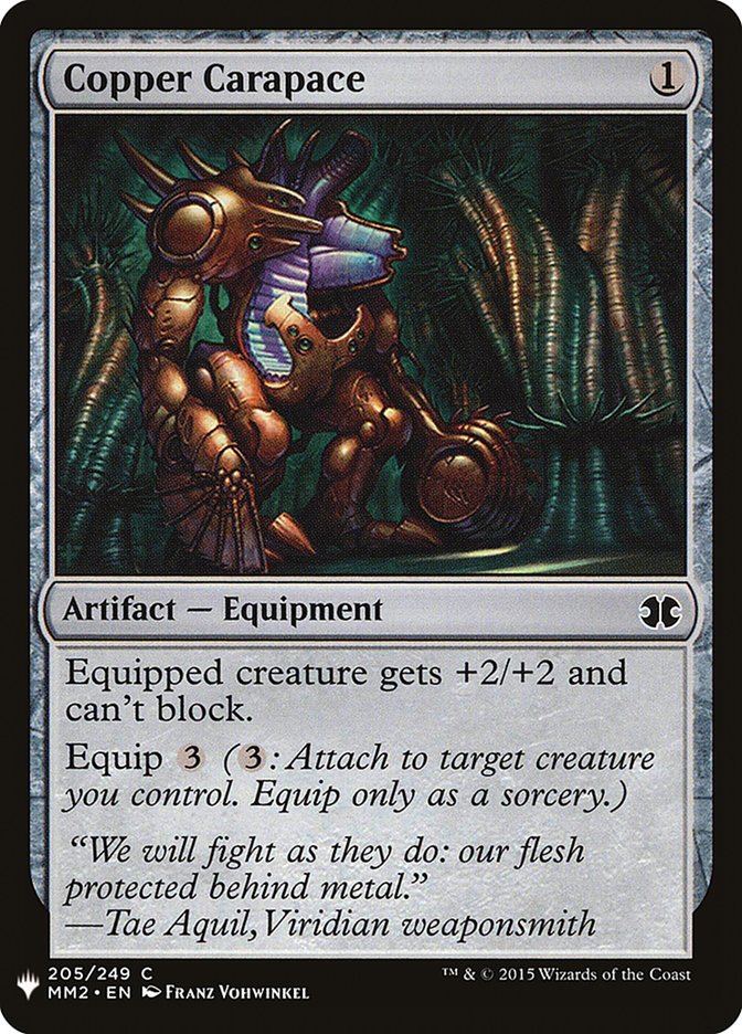 Copper Carapace [Mystery Booster] | Tabernacle Games