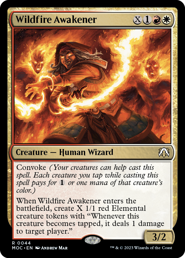 Wildfire Awakener [March of the Machine Commander] | Tabernacle Games