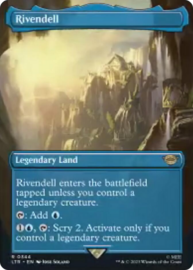 Rivendell (Borderless Alternate Art) [The Lord of the Rings: Tales of Middle-Earth] | Tabernacle Games