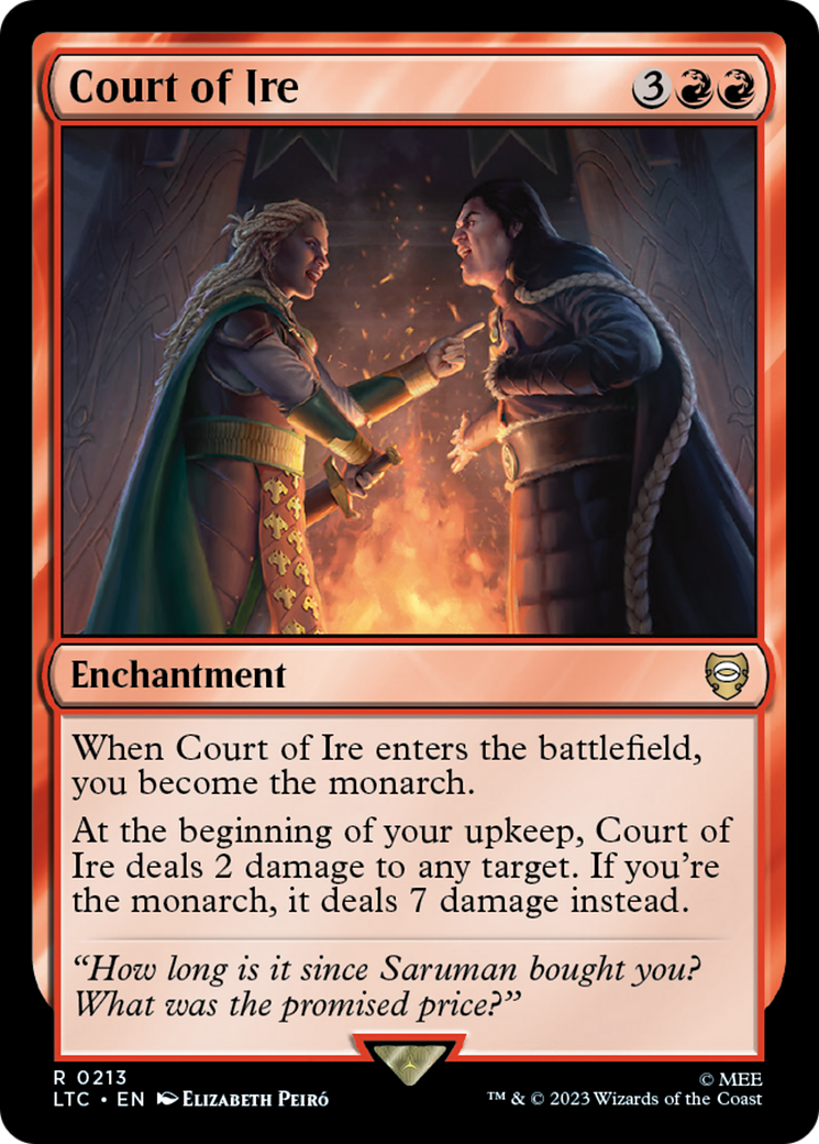 Court of Ire [The Lord of the Rings: Tales of Middle-Earth Commander] | Tabernacle Games