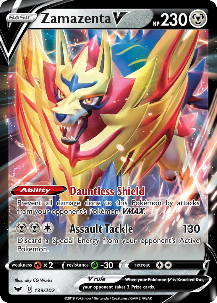 Zamazenta V (139/202) [Sword & Shield: Base Set] | Tabernacle Games