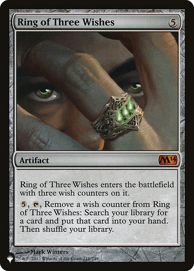 Ring of Three Wishes [The List] | Tabernacle Games