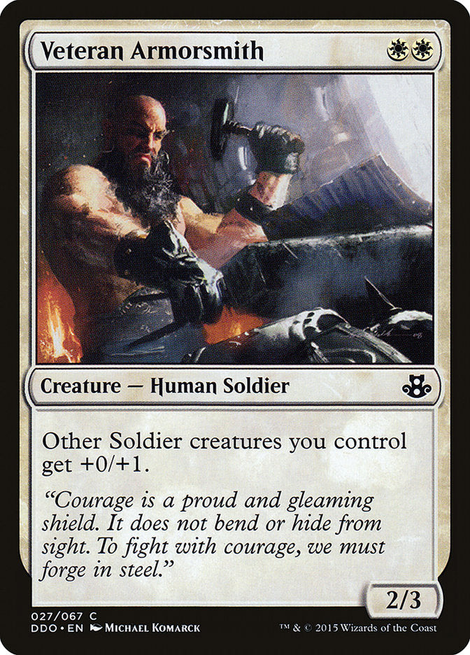 Veteran Armorsmith [Duel Decks: Elspeth vs. Kiora] | Tabernacle Games