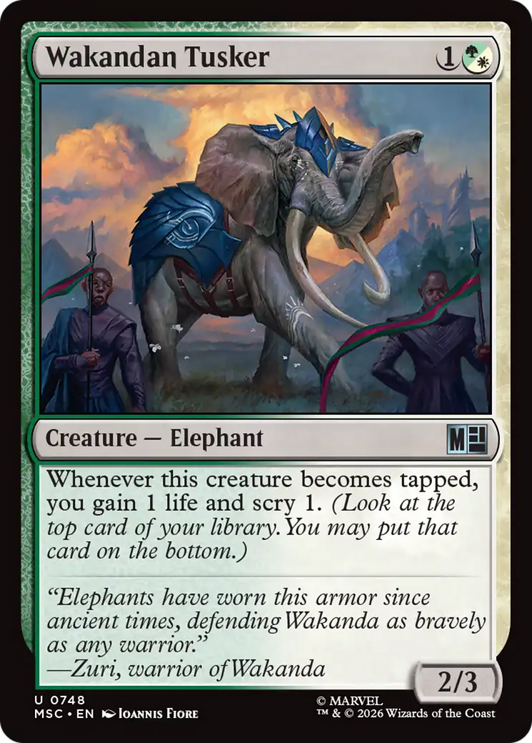 Wakandan Tusker [Marvel Super Heroes Commander] | Tabernacle Games