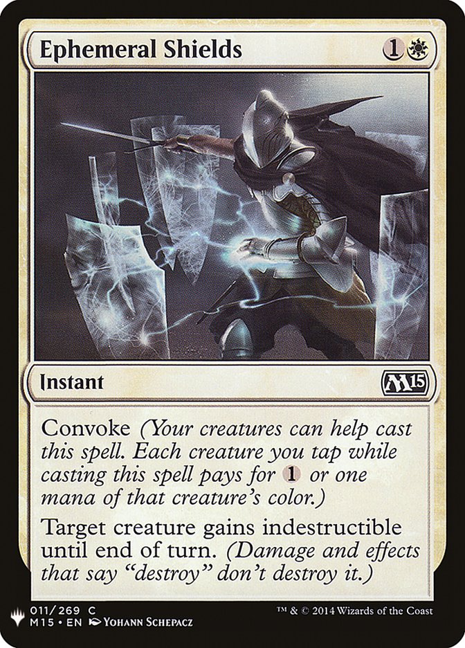 Ephemeral Shields [Mystery Booster] | Tabernacle Games
