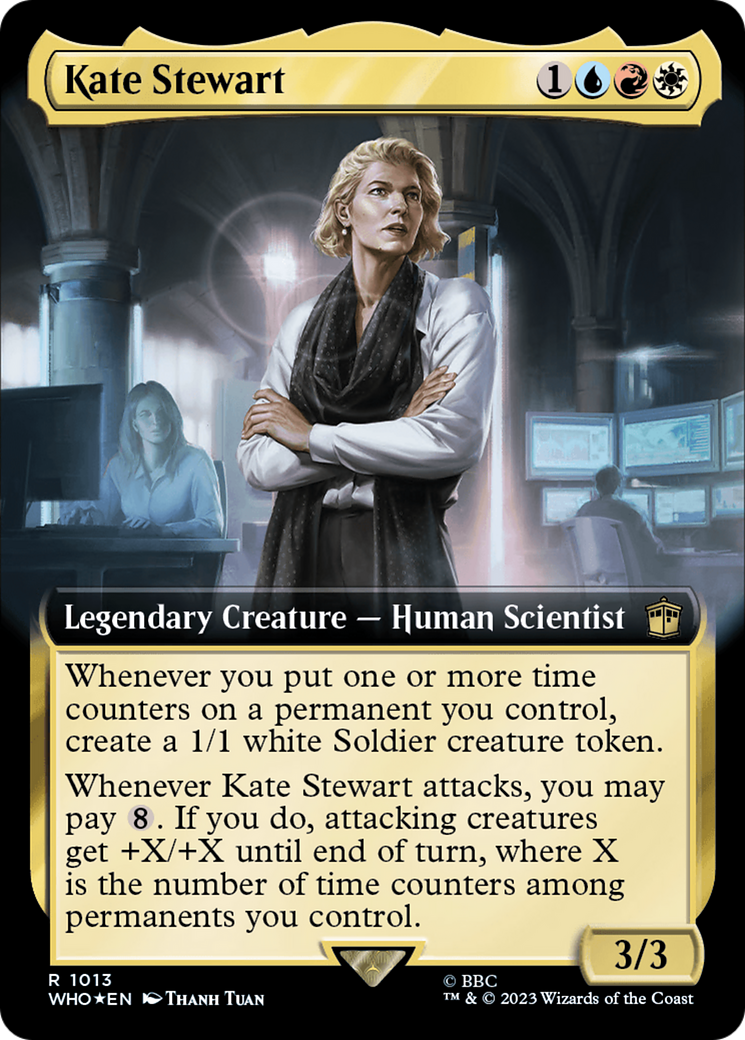 Kate Stewart (Extended Art) (Surge Foil) [Doctor Who] | Tabernacle Games