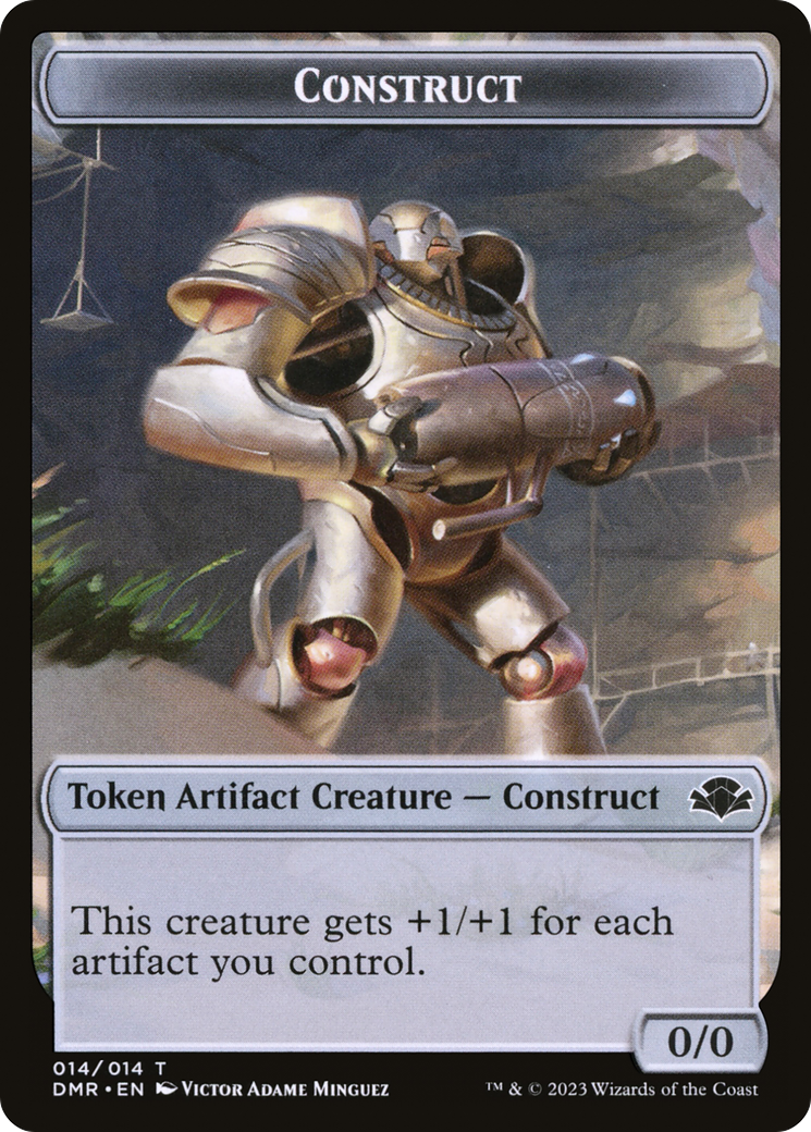 Construct Token [Dominaria Remastered Tokens] | Tabernacle Games