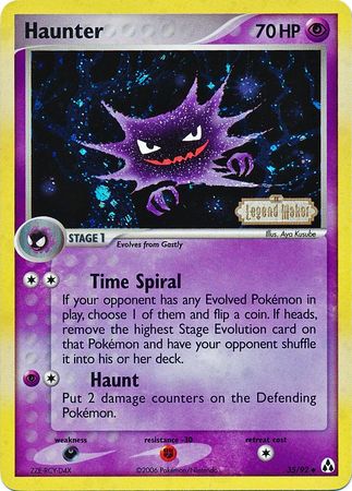 Haunter (35/92) (Stamped) [EX: Legend Maker] | Tabernacle Games