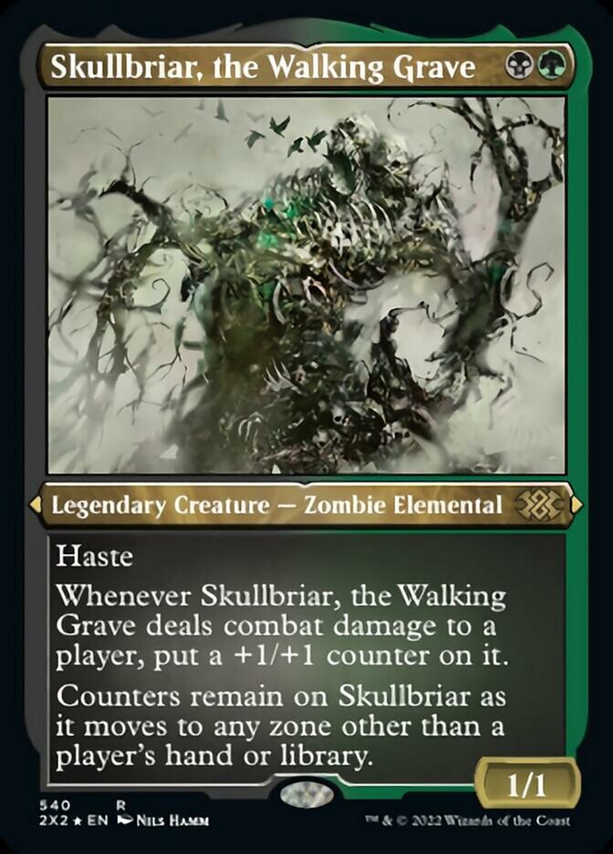 Skullbriar, the Walking Grave (Foil Etched) [Double Masters 2022] | Tabernacle Games