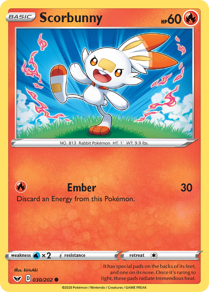 Scorbunny (030/202) [Sword & Shield: Base Set] | Tabernacle Games