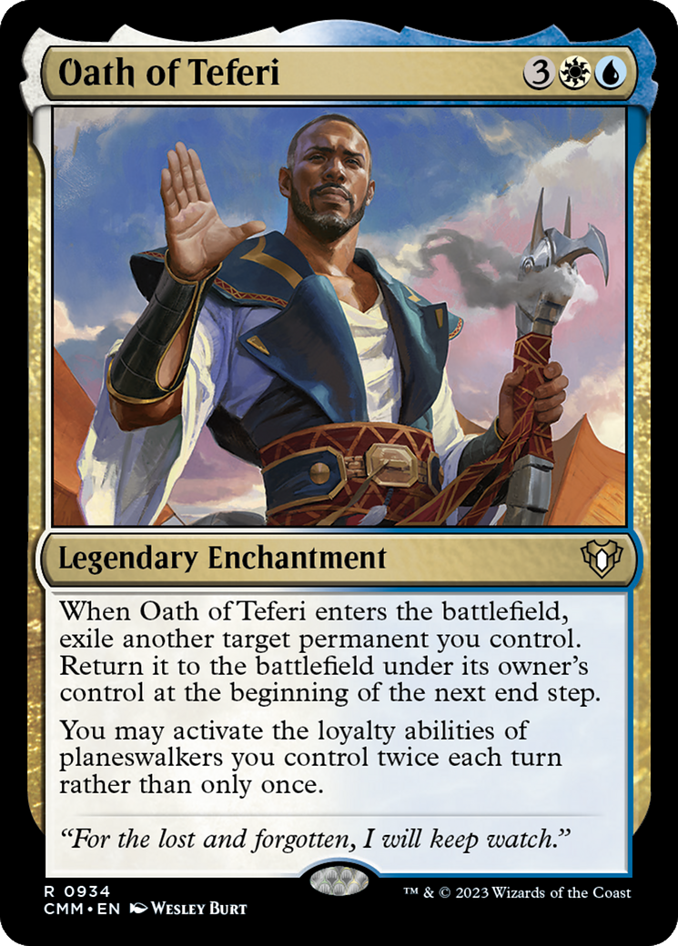 Oath of Teferi [Commander Masters] | Tabernacle Games