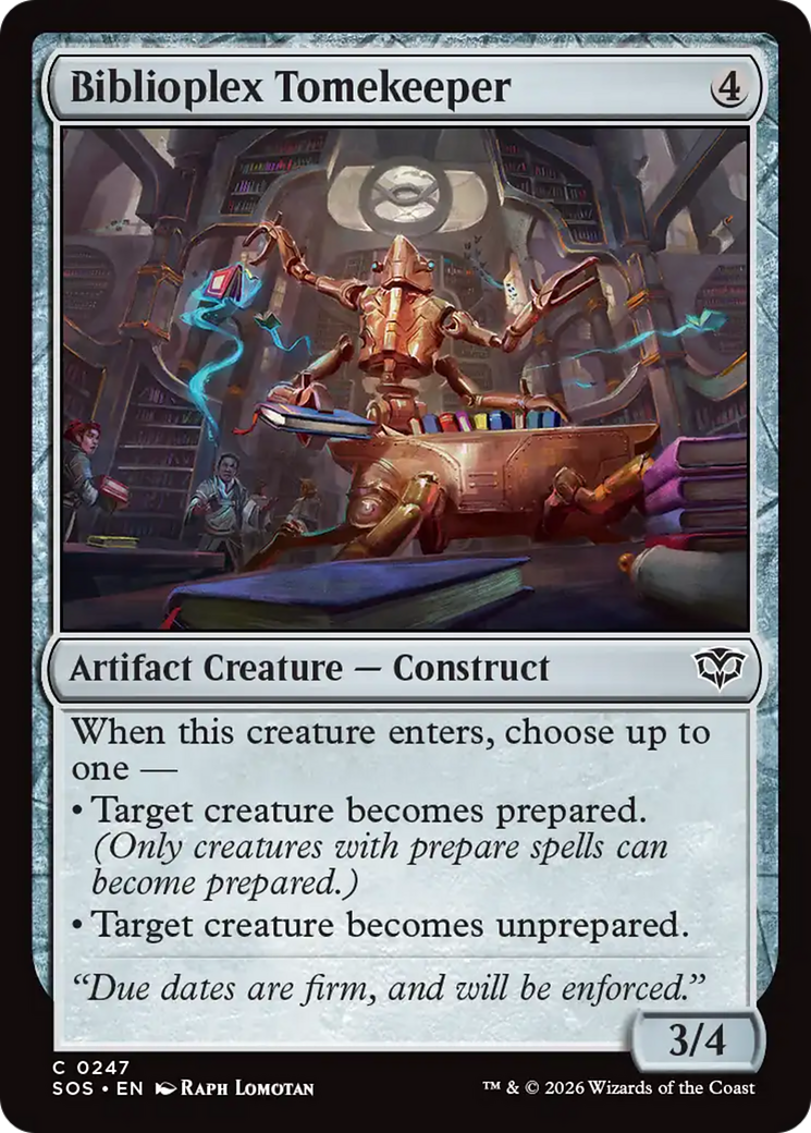 Biblioplex Tomekeeper [Secrets of Strixhaven] | Tabernacle Games