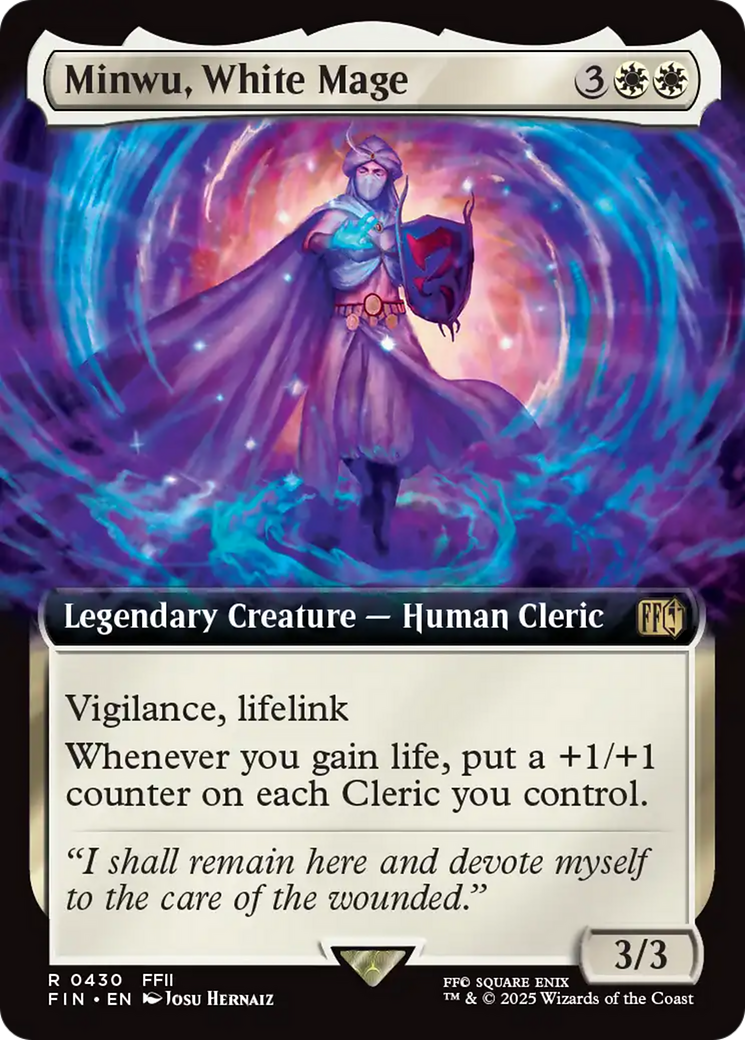Minwu, White Mage (Extended Art) [FINAL FANTASY] | Tabernacle Games