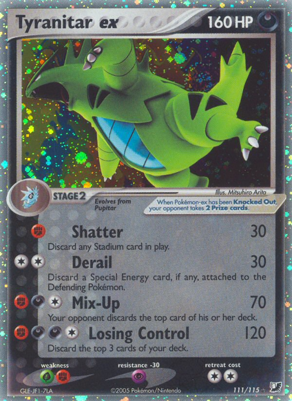 Tyranitar ex (111/115) [EX: Unseen Forces] | Tabernacle Games