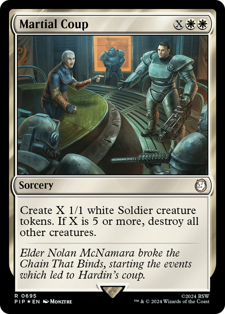 Martial Coup (Surge Foil) [Fallout] | Tabernacle Games