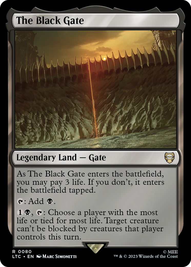 The Black Gate [The Lord of the Rings: Tales of Middle-Earth Commander] | Tabernacle Games