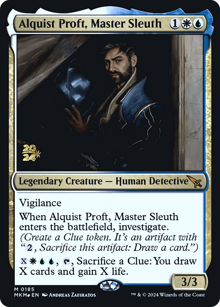 Alquist Proft, Master Sleuth [Murders at Karlov Manor Prerelease Promos] | Tabernacle Games