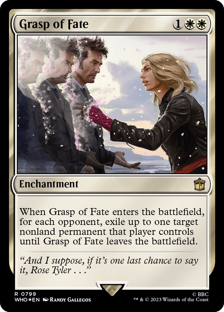 Grasp of Fate (Surge Foil) [Doctor Who] | Tabernacle Games