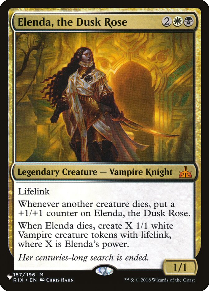 Elenda, the Dusk Rose [The List] | Tabernacle Games