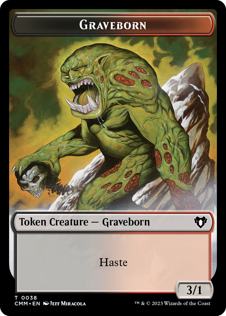 Thopter // Graveborn Double-Sided Token [Commander Masters Tokens] | Tabernacle Games