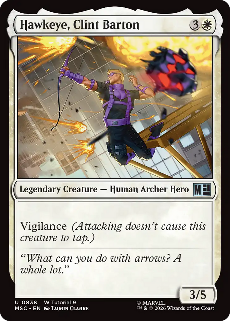 Hawkeye, Clint Barton (0838) [Marvel Super Heroes Commander] | Tabernacle Games