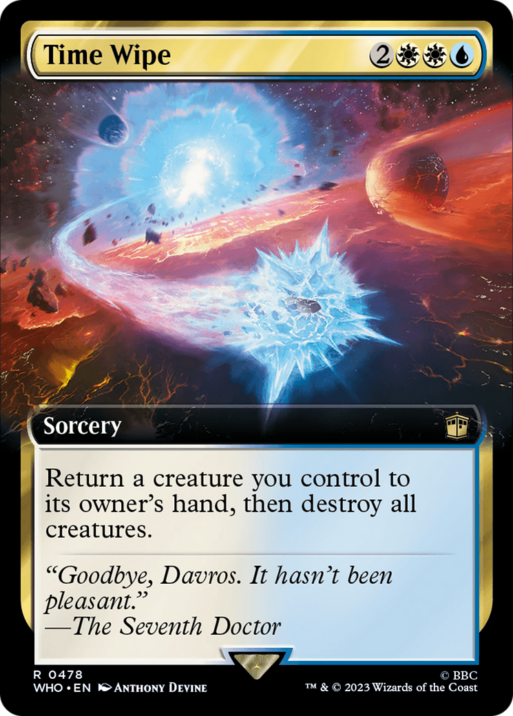 Time Wipe (Extended Art) [Doctor Who] | Tabernacle Games