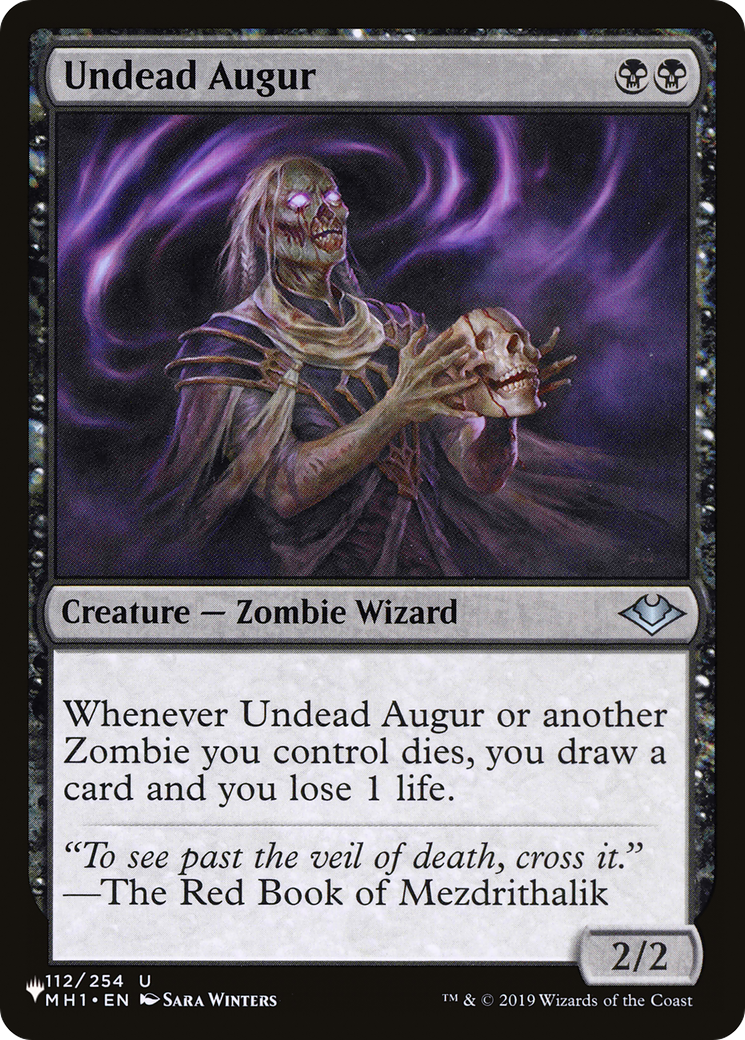 Undead Augur [The List Reprints] | Tabernacle Games