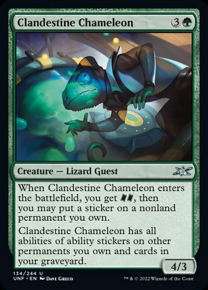 Clandestine Chameleon [Unfinity] | Tabernacle Games