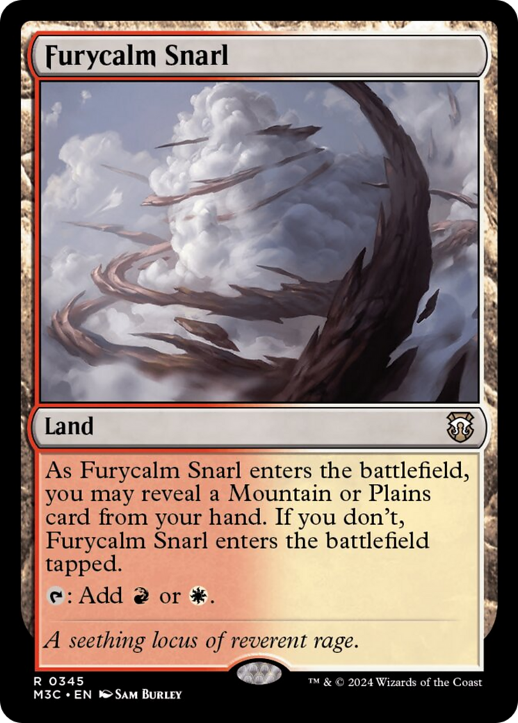 Furycalm Snarl (Ripple Foil) [Modern Horizons 3 Commander] | Tabernacle Games