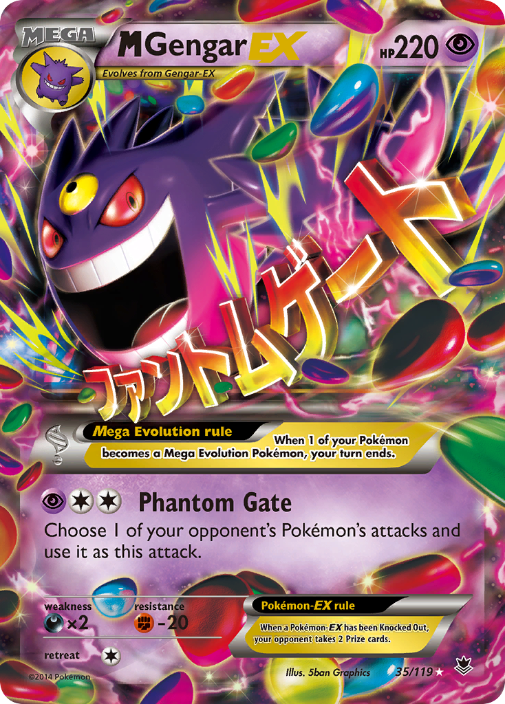 M Gengar EX (35/119) [XY: Phantom Forces] | Tabernacle Games