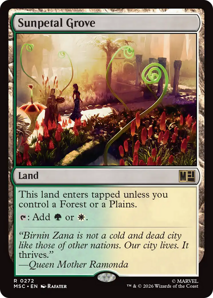 Sunpetal Grove [Marvel Super Heroes Commander] | Tabernacle Games