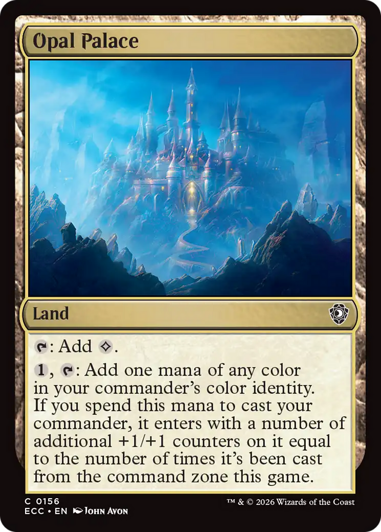 Opal Palace [Lorwyn Eclipsed Commander] | Tabernacle Games