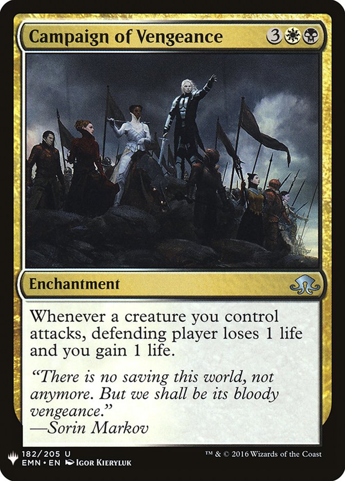 Campaign of Vengeance [Mystery Booster] | Tabernacle Games