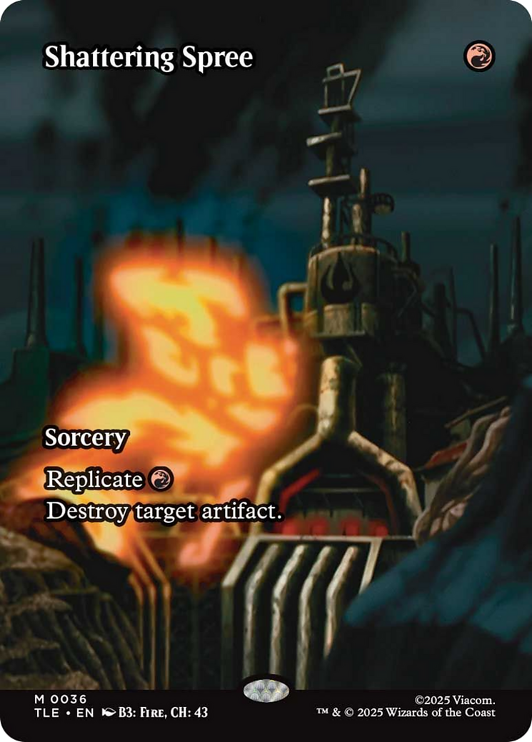 Shattering Spree (Borderless) [Avatar: The Last Airbender: Eternal-Legal] | Tabernacle Games