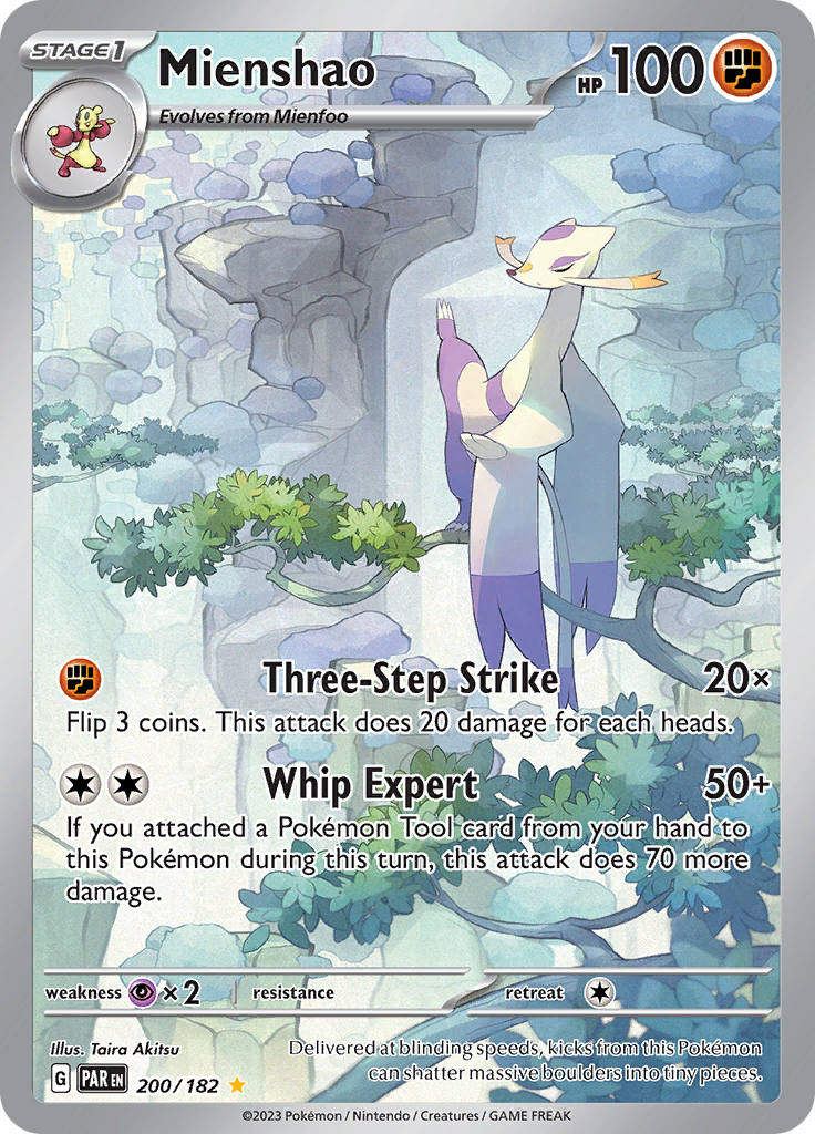 Mienshao (200/182) [Scarlet & Violet: Paradox Rift] | Tabernacle Games