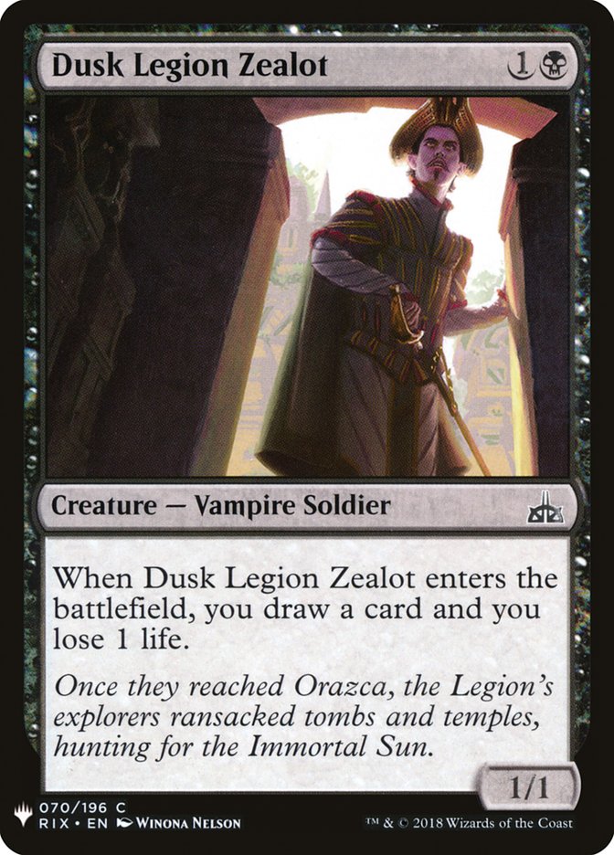 Dusk Legion Zealot [Mystery Booster] | Tabernacle Games