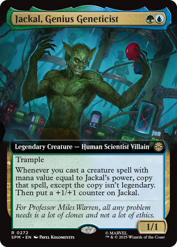 Jackal, Genius Geneticist (Extended Art) [Marvel's Spider-Man] | Tabernacle Games