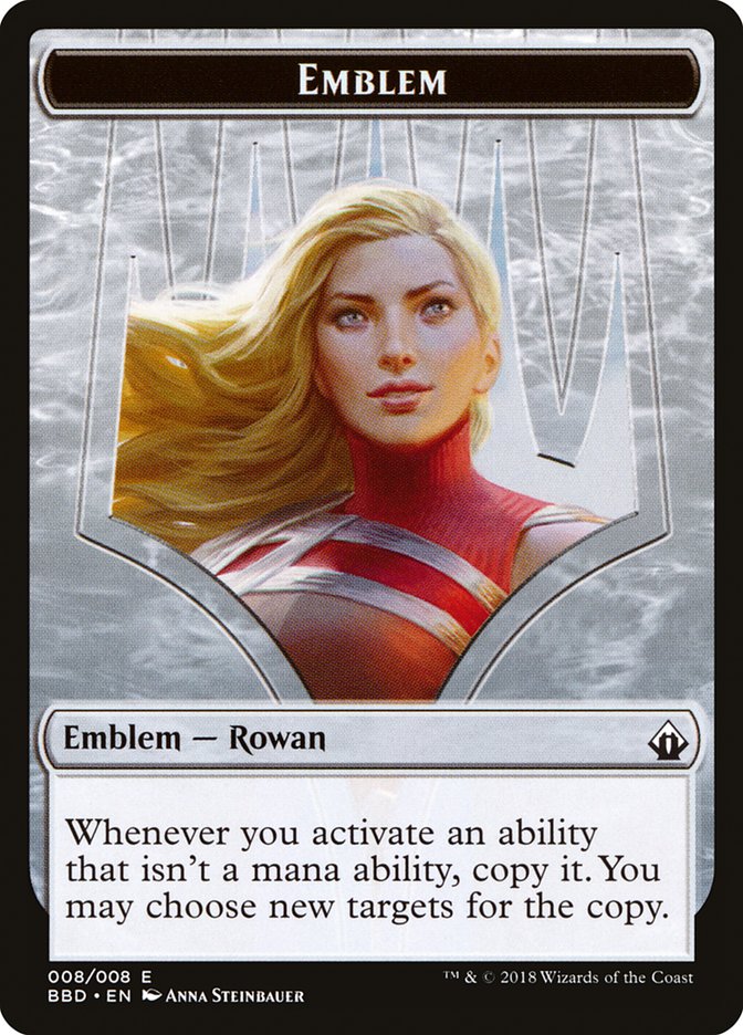 Rowan Kenrith Emblem [Battlebond Tokens] | Tabernacle Games