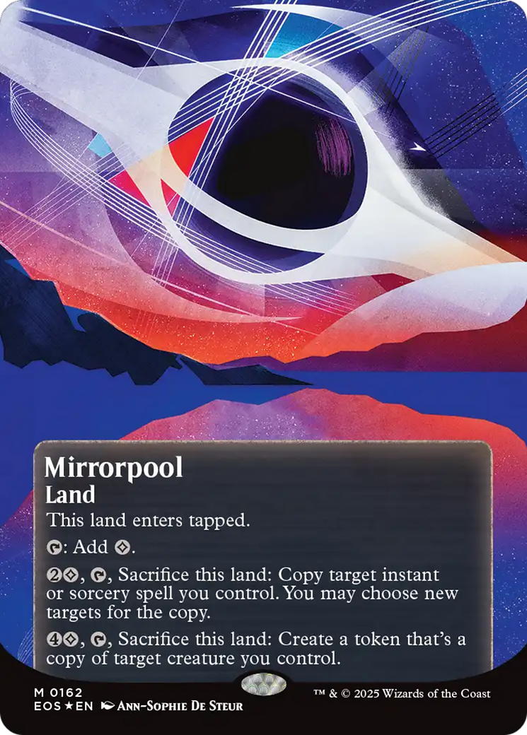 Mirrorpool (0162) (Borderless) (Galaxy Foil) [Edge of Eternities: Stellar Sights] | Tabernacle Games