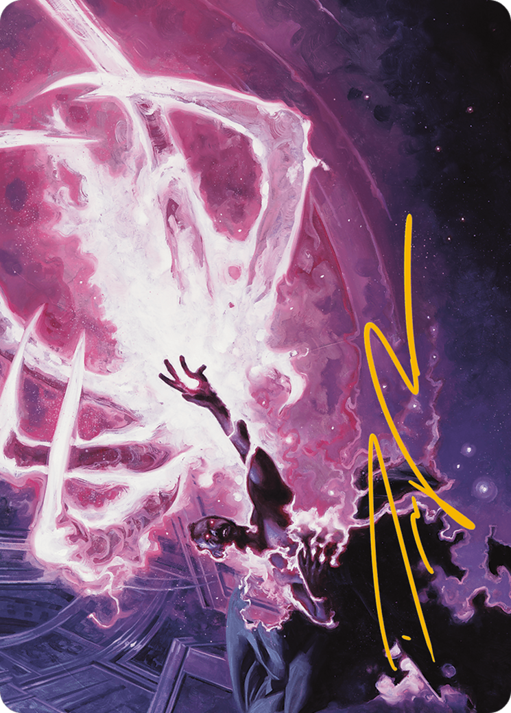 Flare of Malice Art Card (Gold-Stamped Signature) [Modern Horizons 3 Art Series] | Tabernacle Games