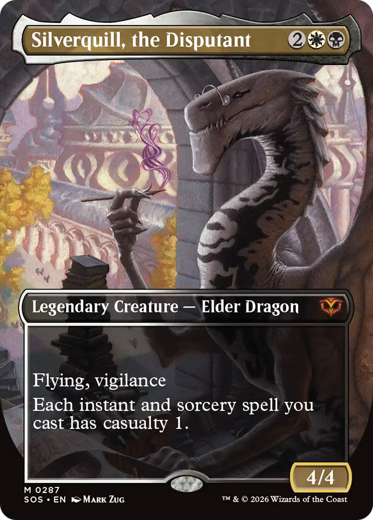 Silverquill, the Disputant (Borderless) [Secrets of Strixhaven] | Tabernacle Games