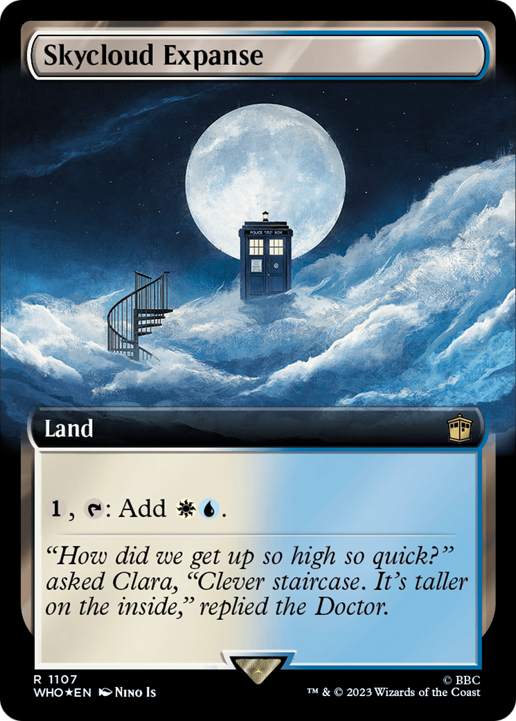 Skycloud Expanse (Extended Art) (Surge Foil) [Doctor Who] | Tabernacle Games