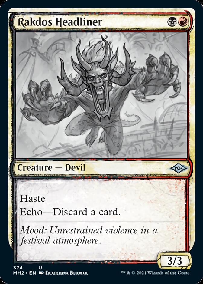 Rakdos Headliner (Sketch) [Modern Horizons 2] | Tabernacle Games