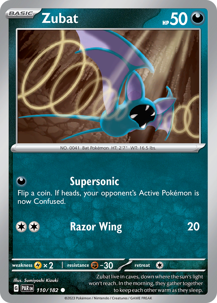 Zubat (110/182) [Scarlet & Violet: Paradox Rift] | Tabernacle Games