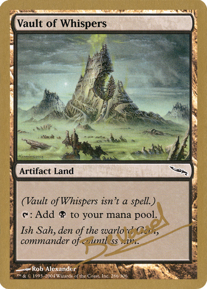 Vault of Whispers (Manuel Bevand) [World Championship Decks 2004] | Tabernacle Games